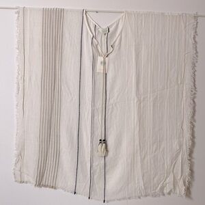 DIA Collection Black and White Striped  cover up